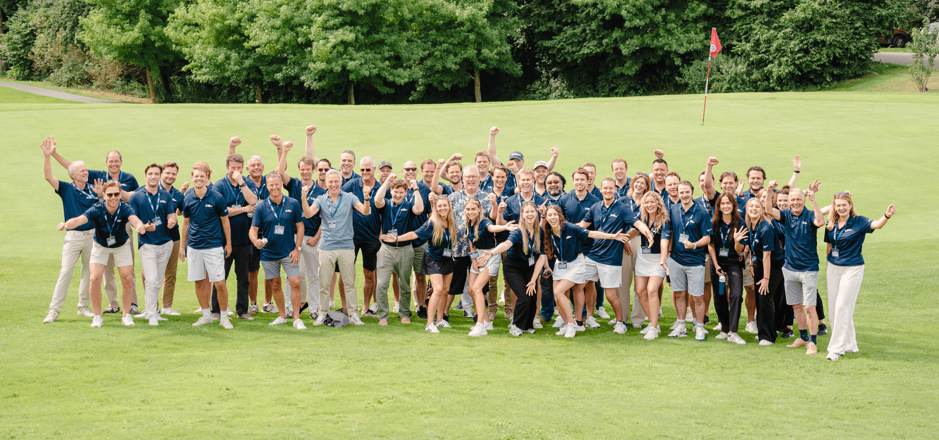 Groepsfoto van alle deelnemers van editie 2024